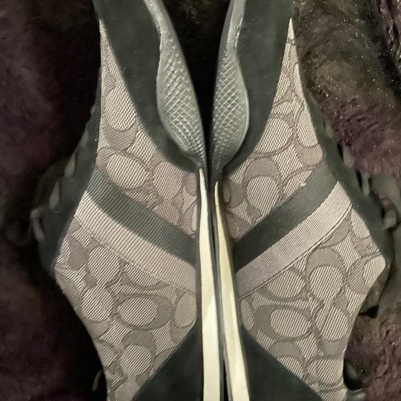 Coach Kelson Black Jacquard Sneaker Size US 9B - NWOT - Picture 3 of 4